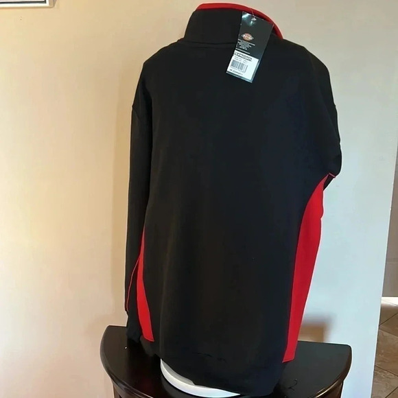 Y2K DICKIES Fleece quarter zip sweater.Facom,performance,outdoorsy,sporty,retro - Picture 7 of 15